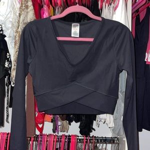 Gymshark Cross crop top seamless long sleeve